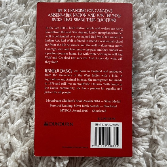 Red Wolf Book by Jennifer Dance - Picture 2 of 2